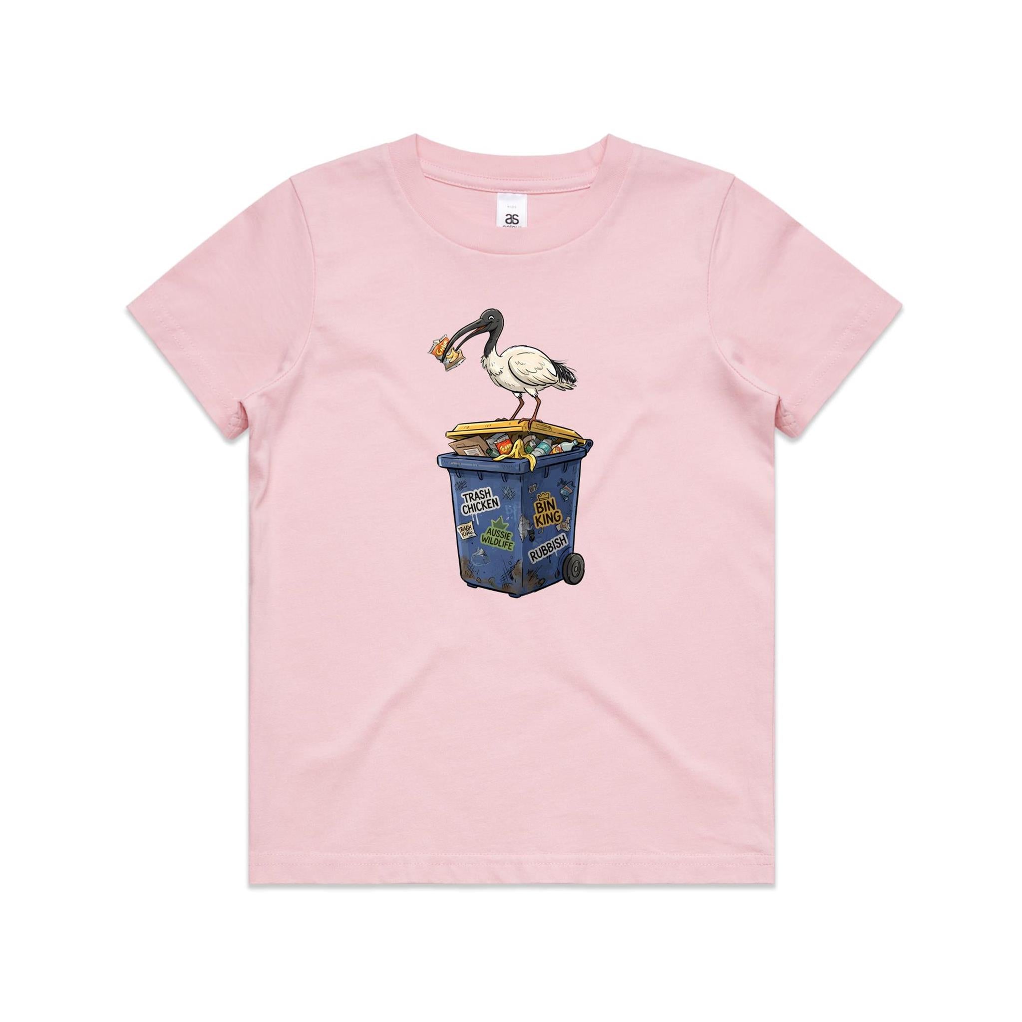Bin Chicken Australian Ibis Kids AS Colour T-shirt