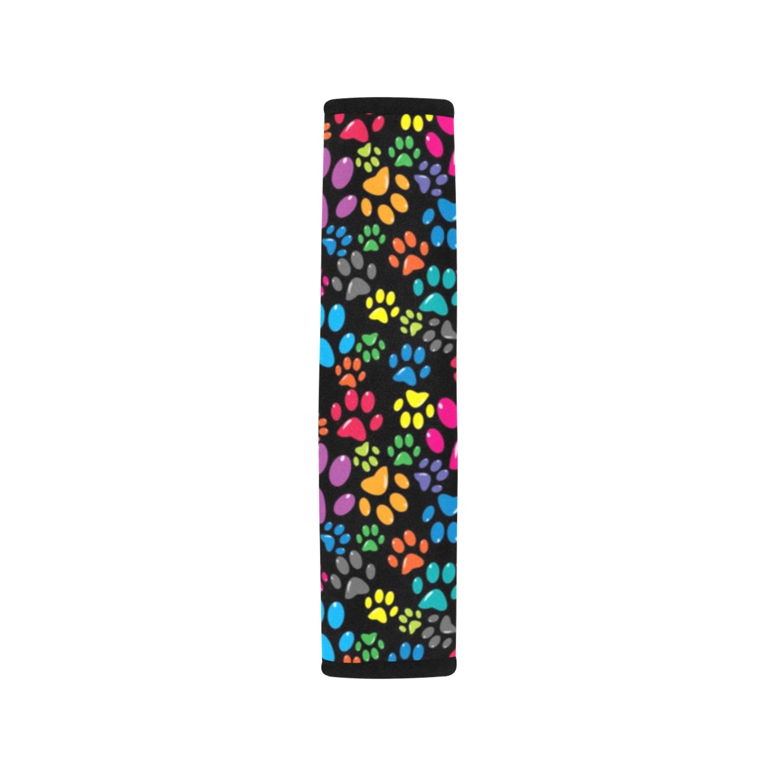 Bright Paw Prints Car Seat Belt Cover 7''x10'' (Pack of 2) Car Seat Belt Cover 7x10 (Pack of 2) animal Printed Offshore