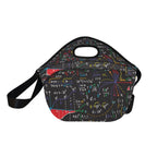 Colourful Maths Formulas - Neoprene Lunch Bag Neoprene Lunch Bag Printed Offshore