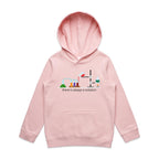 There Is Always A Solution, Science - Kids Hoodie Pink Kids Hoodie Printed In Australia