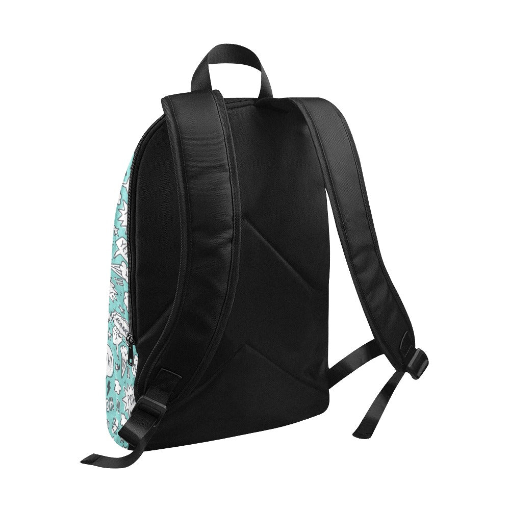 Comic Book Speech Bubbles - Fabric Backpack
