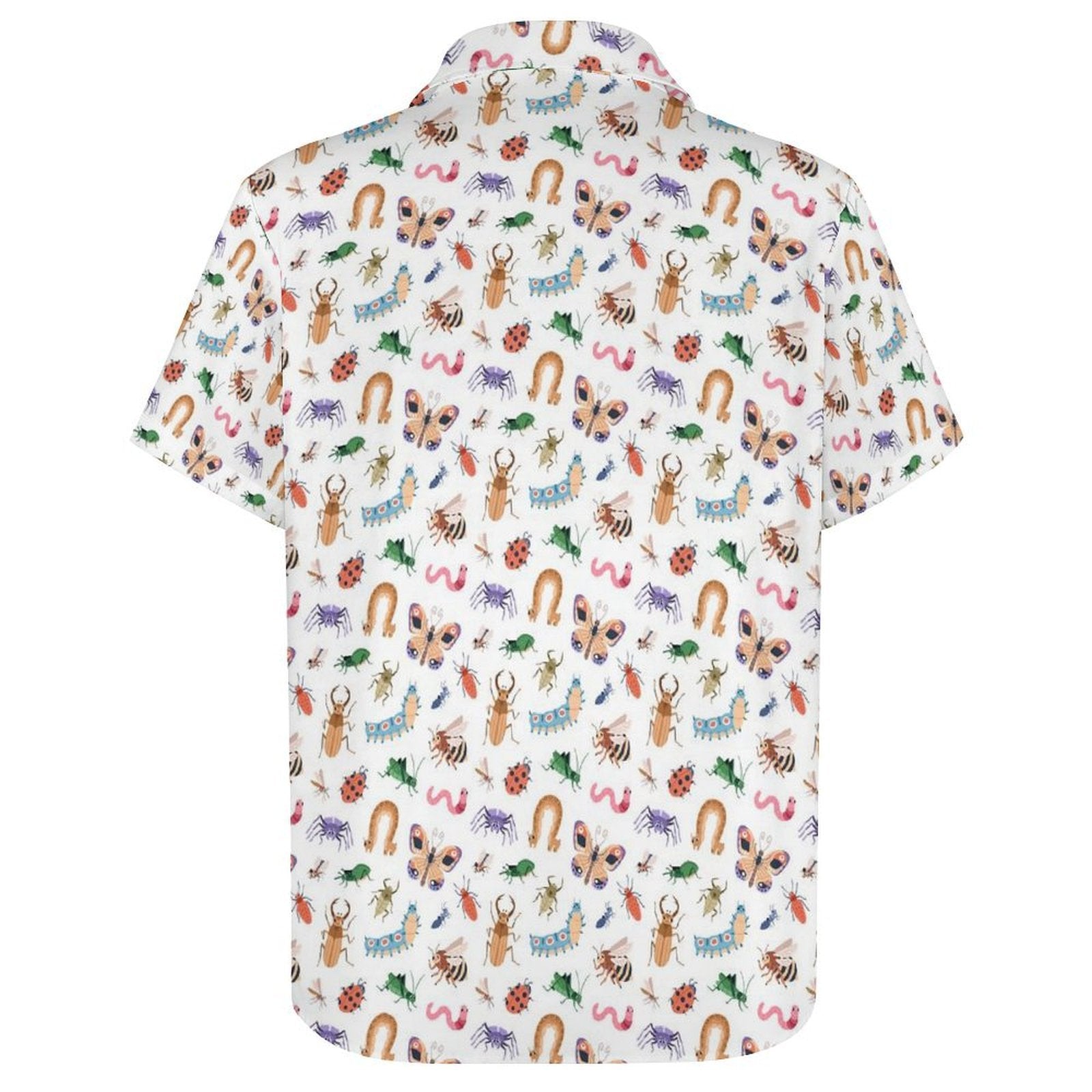Cute Little Bugs Women's Short-Sleeve Button Up Shirt Women's Short-Sleeve Button Up Shirt animal Printed Offshore