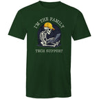 I'm The Family Tech Support - Mens T-Shirt Forest Green Mens T-shirt Printed In Australia Tech