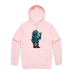 Robot - Mens Hoodie Pink Mens Hoodie Printed In Australia Sci Fi