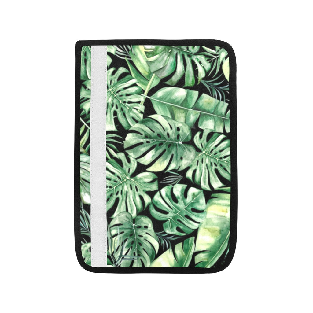 Jungle Leaves Car Seat Belt Cover 7''x10'' (Pack of 2) Car Seat Belt Cover 7x10 (Pack of 2) Plants Printed Offshore