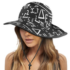 Mathematics Wide Brim Bucket Hat Wide Brim Bucket Hat Maths Printed Offshore