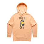 Bird Nerd 2 Women's AS Colour Hoodie Peach Womens Hoodie animal Birds Printed In Australia
