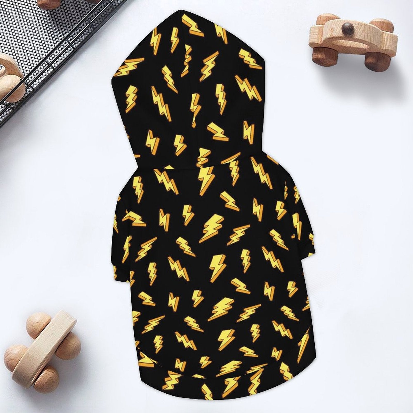 Lightning Bolts Pet Hoodie (Small Size)
