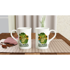 Personalised In A While, Crocodile White 10oz Porcelain Slim Mug Personalised Porcelain Mug animal Globally Fulfilled