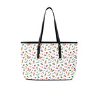 Cute Bugs PU Leather Tote Bag Large One Size Leather Tote Bag-Large animal Printed Offshore
