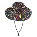 Quavers, Music Notes Wide Brim Bucket Hat Wide Brim Bucket Hat Music Printed Offshore