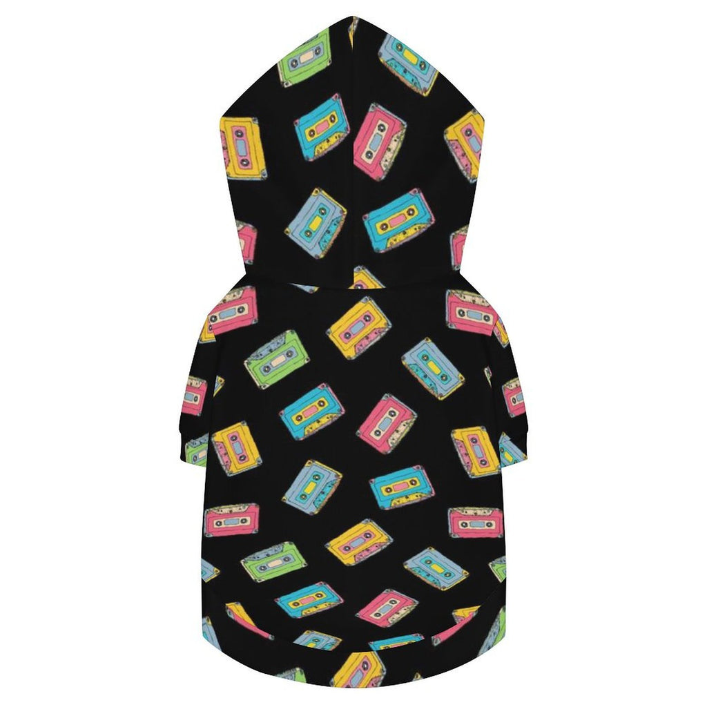 Cassette Tapes Pet Hoodie (Small Size)