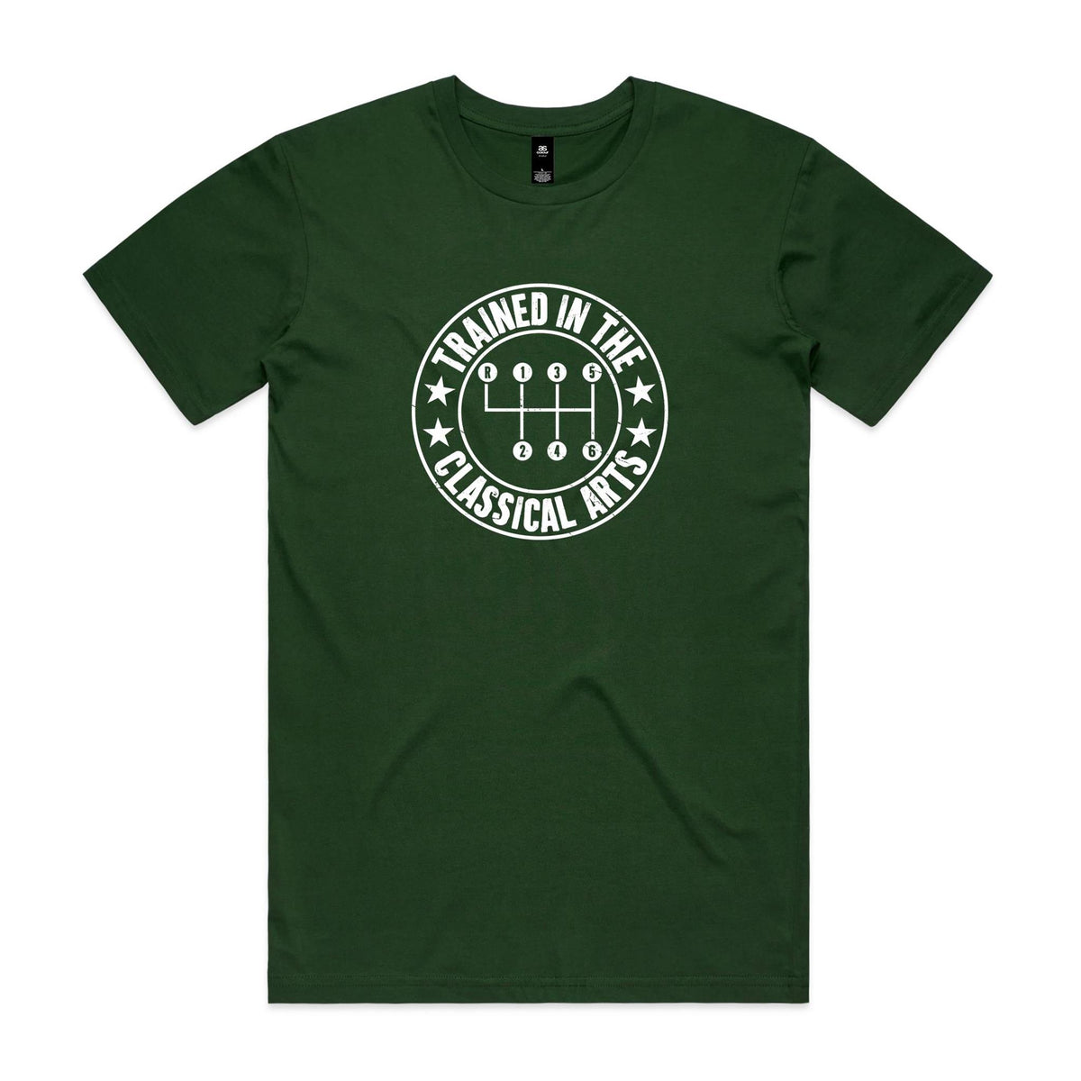 Manual Car Gears Men's AS Colour T-shirt Forest Green Mens T-shirt Printed In Australia