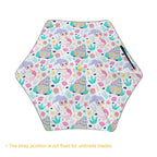 Mermaid World Kids Safe Round Corner Umbrella