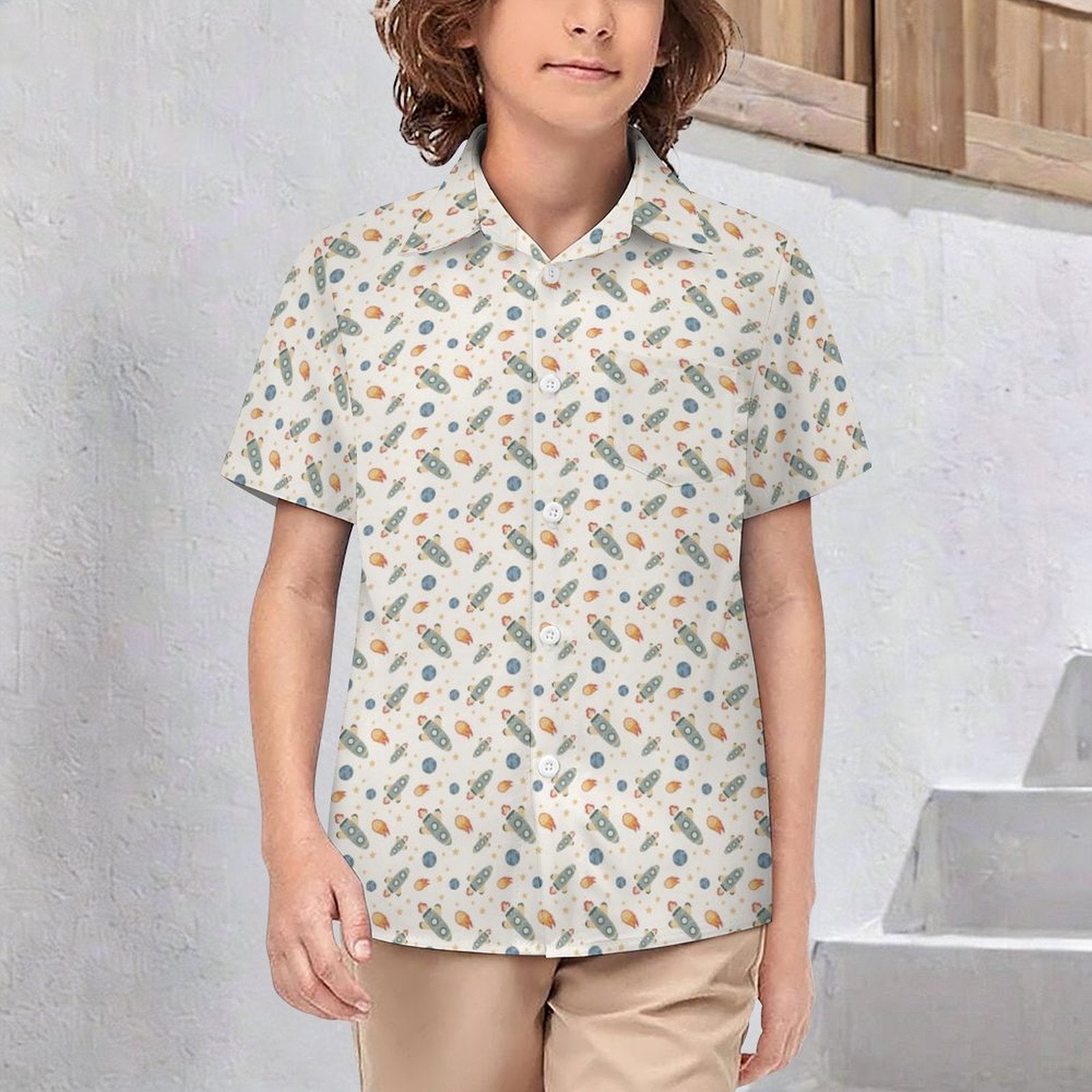Rockets Kids Cotton Short Sleeve Shirt