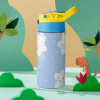 Blue stars - Little Kids Water Bottle Little Kids Water Bottle Printed Offshore Space