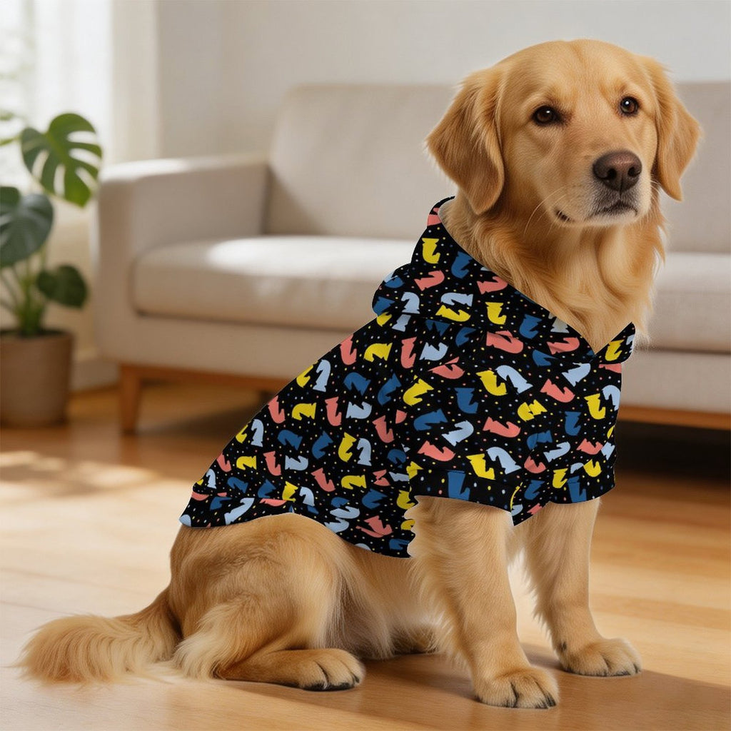 Colourful Chess Pet Hoodie (Large Size)