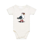 Seagull With Sunglasses And High Tops AS Colour Baby Bodysuit