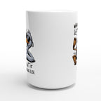 Whatever Life Throws At You, Duck And Let It Hit Someone Else - White 15oz Ceramic Mug 15oz Mug animal Globally Fulfilled
