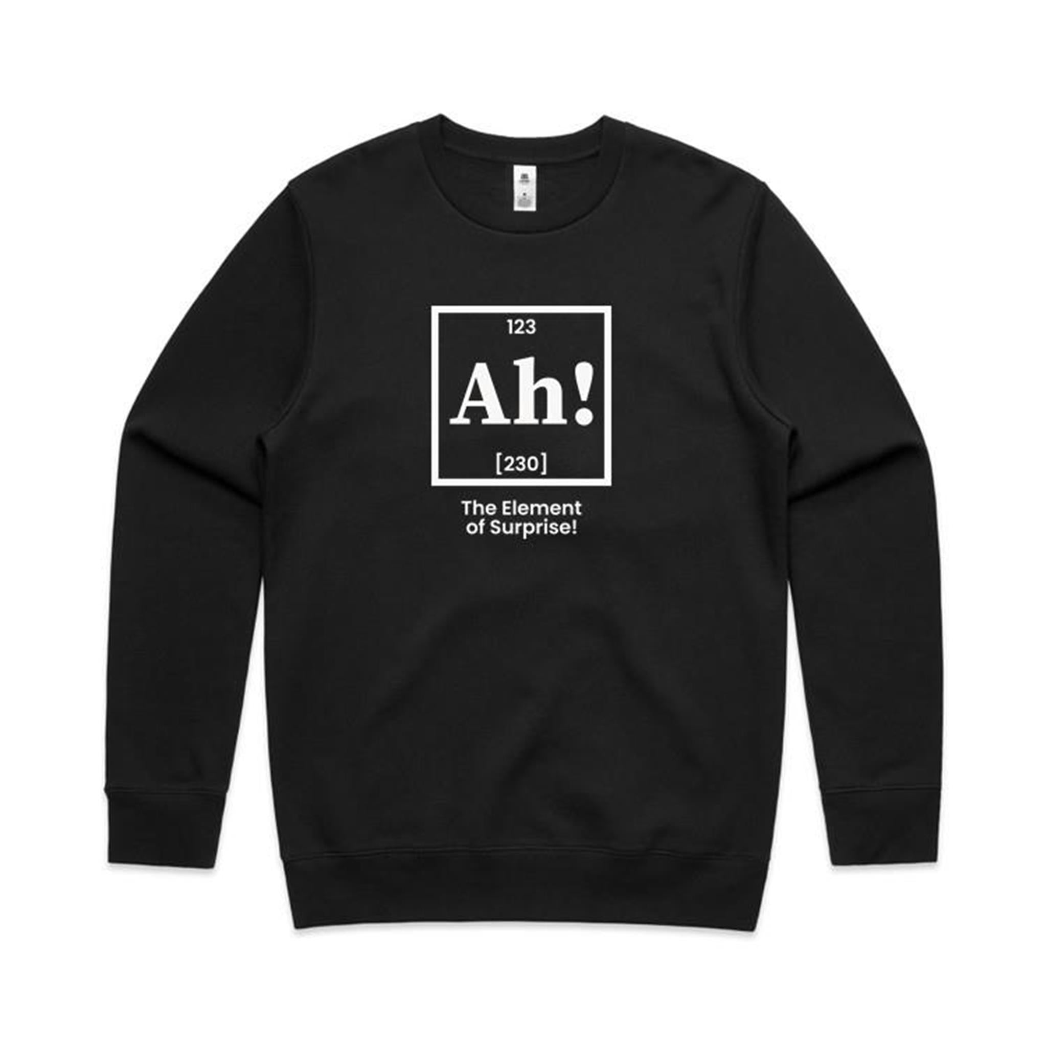 Ah! The Element Of Surprise AS Colour Stencil Crew Sweatshirt