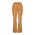 Cola High Waist Crossover Tummy Control Flare Leggings High Waist Flare Leggings Food Printed Offshore