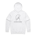 Be As Strong As Your Espresso Men's AS Colour Hoodie White Mens Hoodie Coffee Printed In Australia