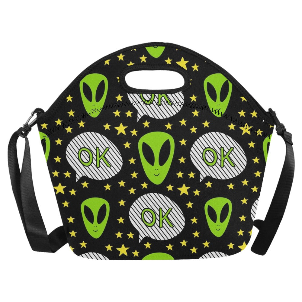 Alien OK - Neoprene Lunch Bag Neoprene Lunch Bag Printed Offshore