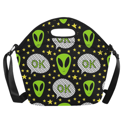 Alien OK - Neoprene Lunch Bag Neoprene Lunch Bag Printed Offshore