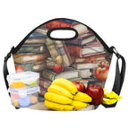 Watercolour Books - Neoprene Lunch Bag/Large (Model 1669) Neoprene Lunch Bag Printed Offshore Reading