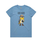 Bird Nerd 2 Women's AS Colour T-shirt Carolina Blue Womens T-shirt animal Birds Printed In Australia