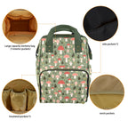 Mushroom Garden - Multi-Function Backpack, Nappy / Diaper Bag