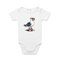 Seagull With Sunglasses And High Tops AS Colour Baby Bodysuit