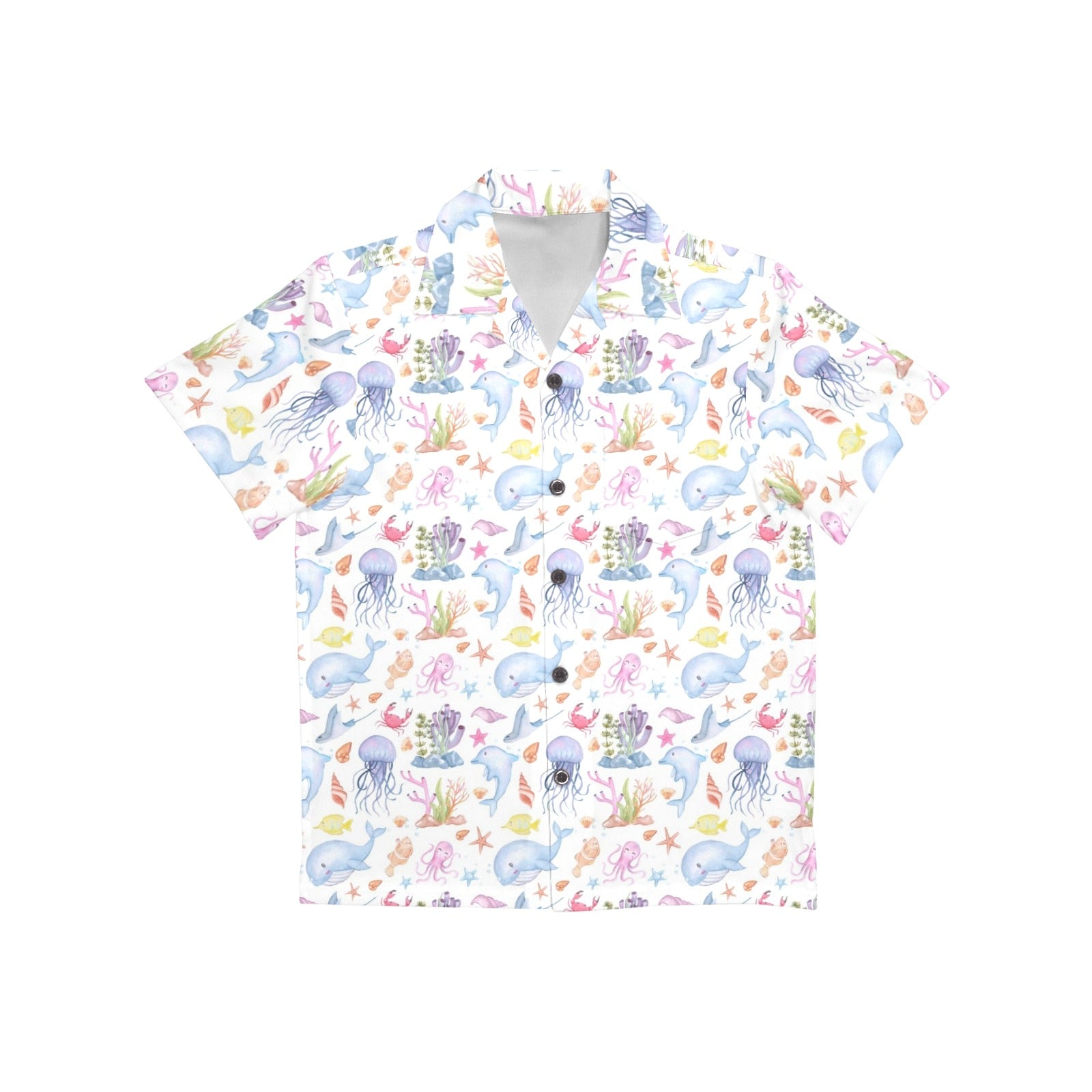 Under The Sea Junior Kids Hawaiian Shirt