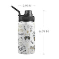 Bears - Kids Water Bottle with Chug Lid (12 oz) One Size Kids Water Bottle with Chug Lid animal Printed Offshore