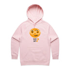 Why Not? - Womens Hoodie Pink Womens Hoodie Printed In Australia