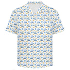 UFO's Men's Crinkle Hawaiian Shirt