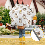 Cheeky Cats Kids Safe Round Corner Umbrella