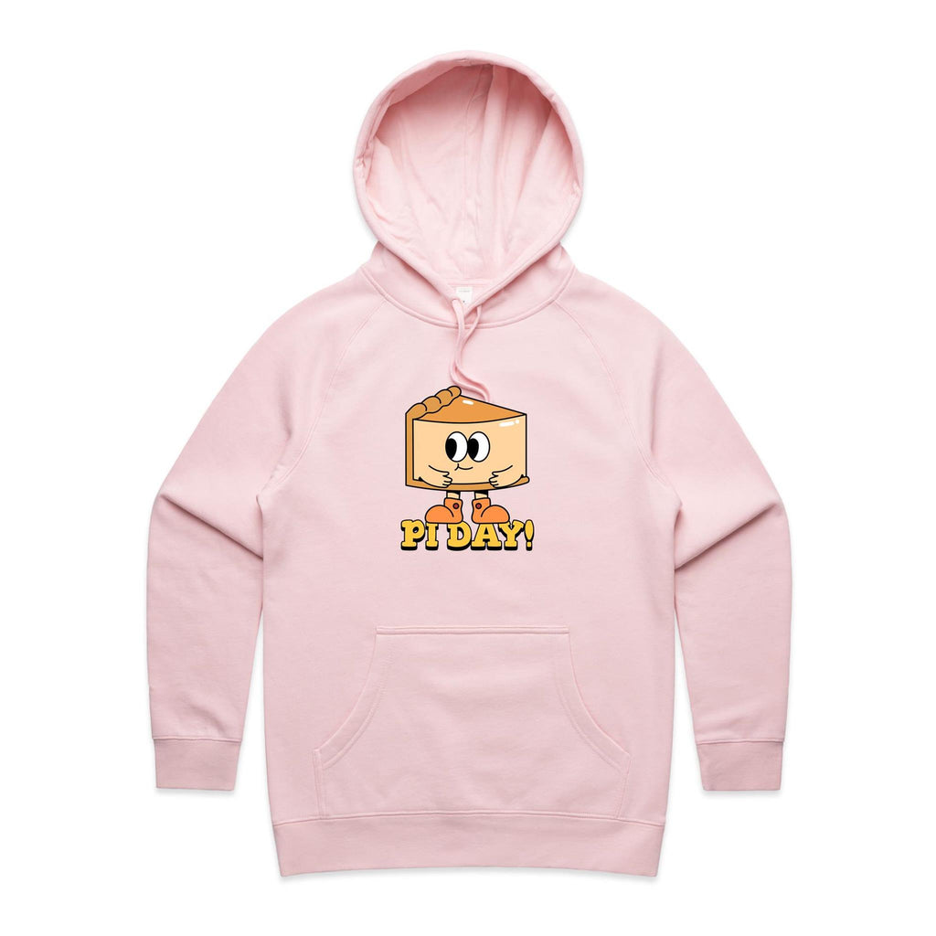 Pi Day - Womens Hoodie Pink Womens Hoodie Maths Printed In Australia