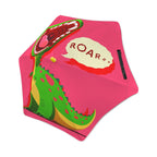 Dinosaur Roar Kids Safe Round Corner Umbrella One Size Kids Safe Round Corner Umbrella animal Printed Offshore