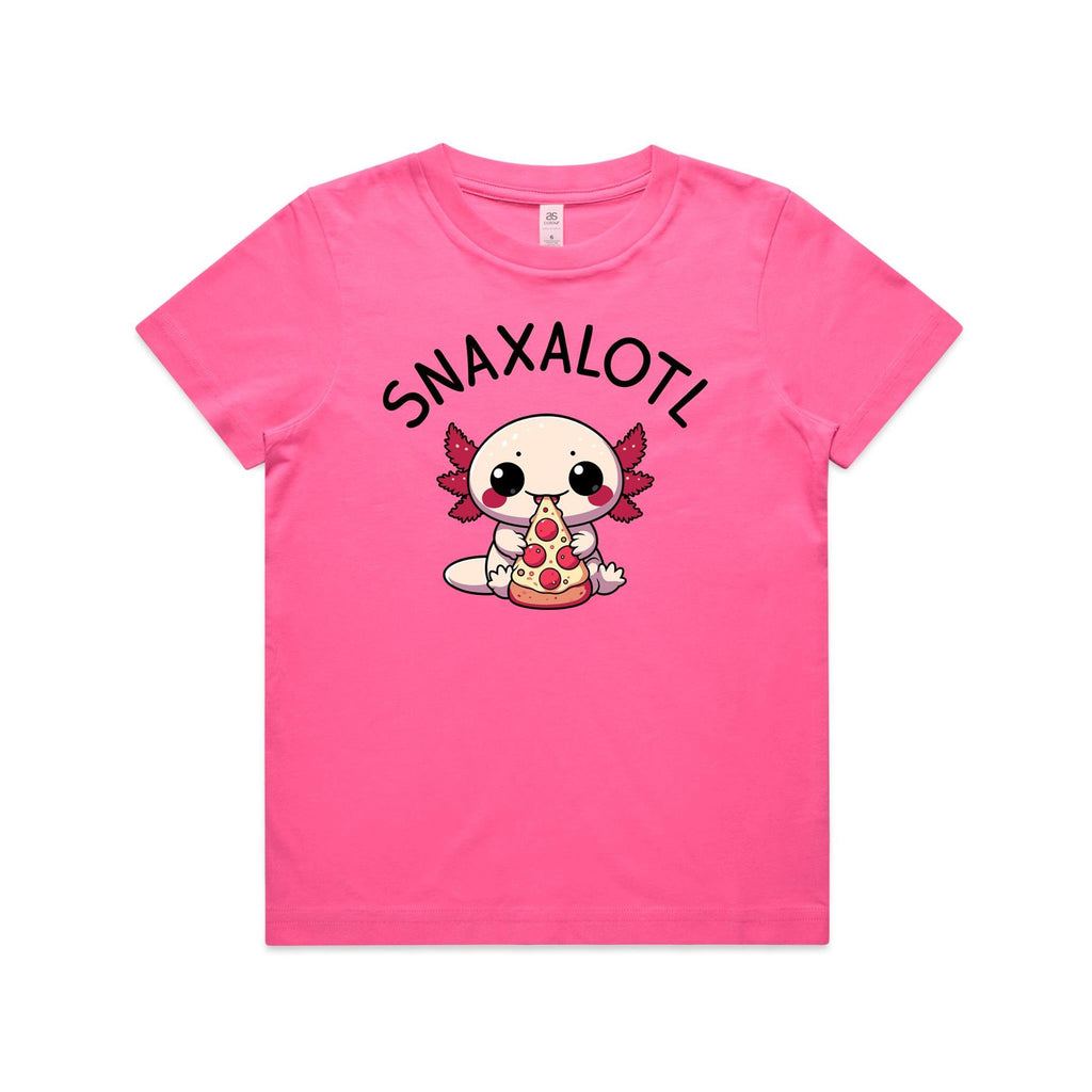 Snaxalotl, Axolotl Pizza - Kids Youth T-shirt