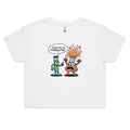 I Think You're Overreacting Chemistry Women's AS Colour Crop Tee