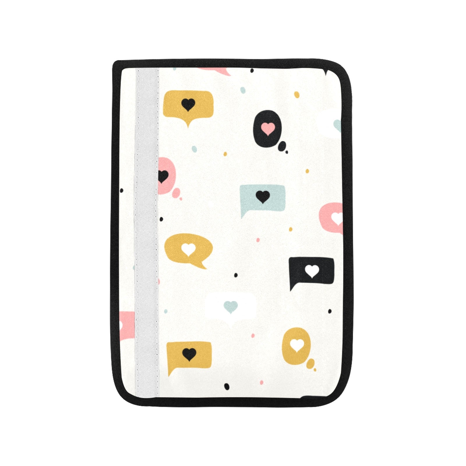 Love Message - Car Seat Belt Cover 7''x10'' (Pack of 2) Car Seat Belt Cover 7x10 (Pack of 2) Printed Offshore