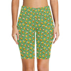 Busy Bees Women's Bike Shorts With Side Pockets
