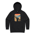 Alien Scream Women's AS Colour Hoodie Black Womens Hoodie Printed In Australia Sci Fi
