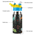 Astronaut Dinosaurs - Little Kids Water Bottle Little Kids Water Bottle animal Printed Offshore Space