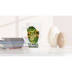 Personalised In A While, Crocodile White Latte 17oz Ceramic Mug Personalised Latte Mug animal Globally Fulfilled