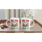 Gingerbread, Did You Try Icing It White 11oz Ceramic Mug Christmas Mug Christmas Globally Fulfilled
