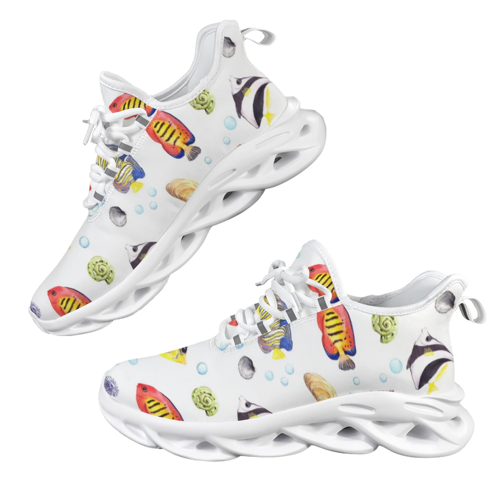 Tropical Fish Women's Twisted Sole Sneakers