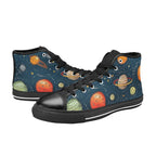 Galaxy - Men's High Top Canvas Shoes