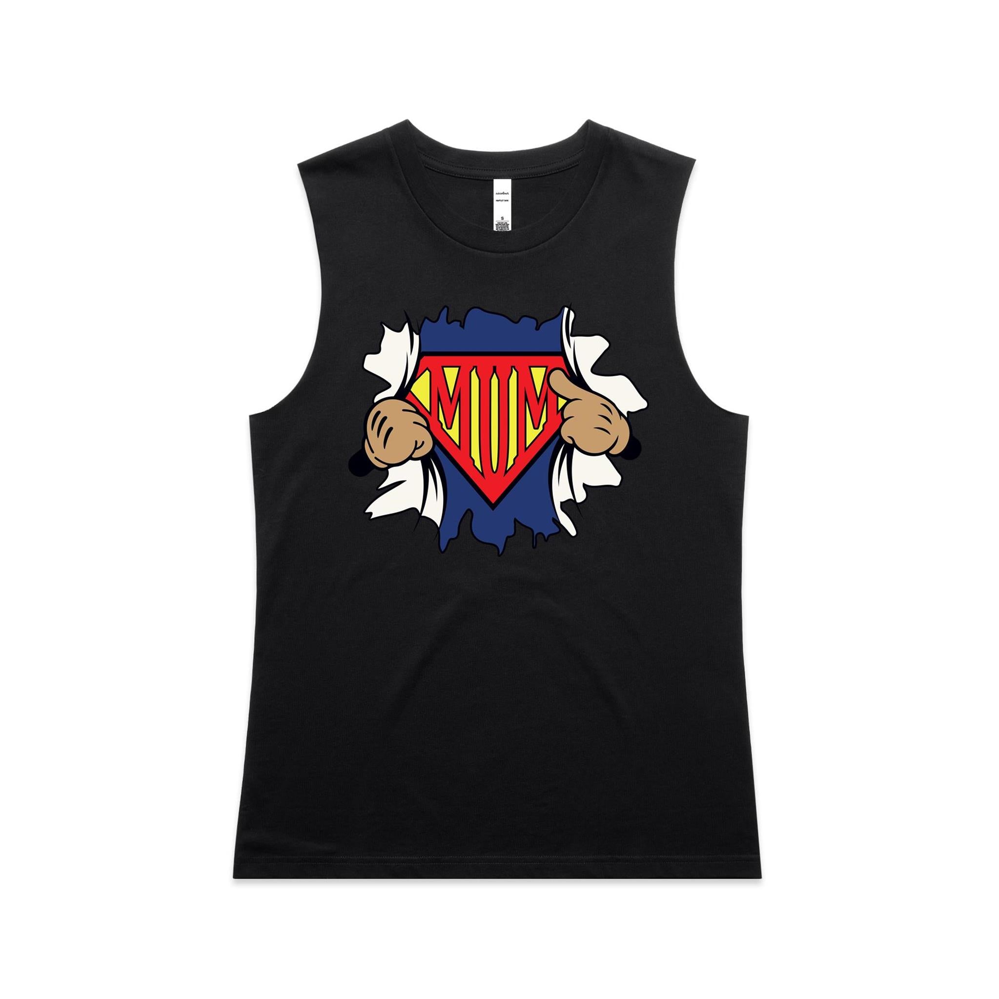 Mum, Superhero - AS Colour Women's Maple Tank